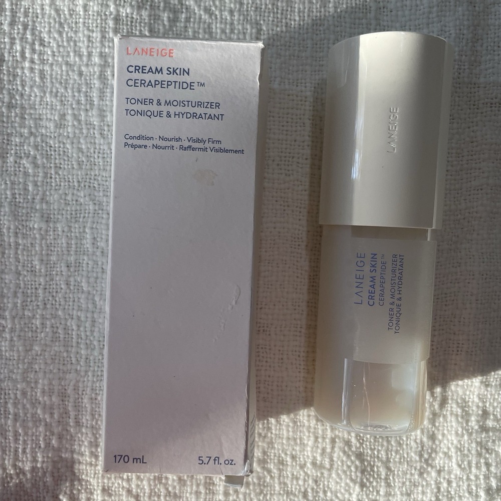 Laneige Cream Skin Cerapeptide Toner & Moisturizer LARGE 5.74 fl oz BRAND‎ NEW